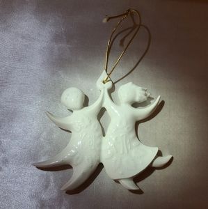 Haviland Limoges 1971 Dancing Angels Porcelain Ornament
